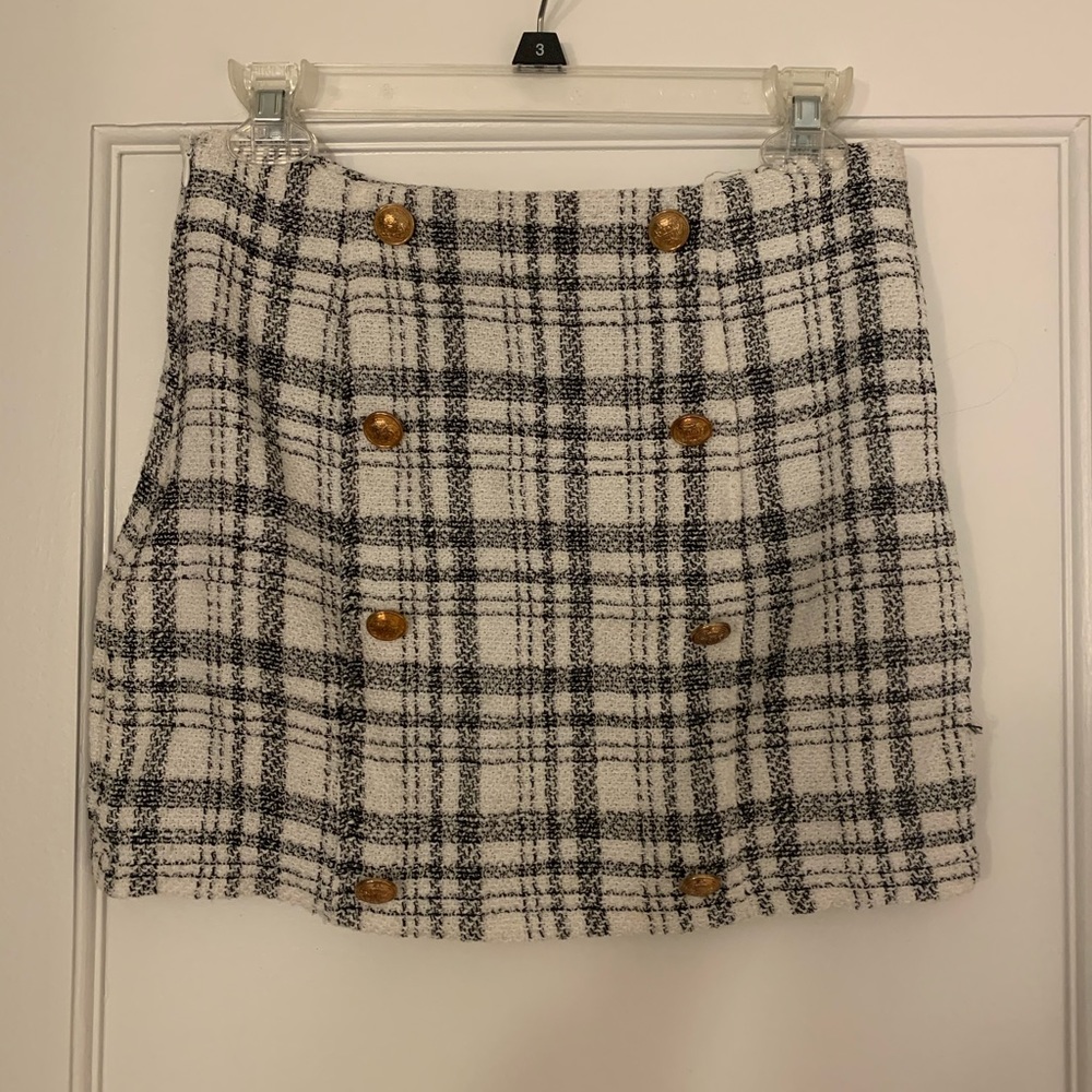 Plaid Mini Skirt